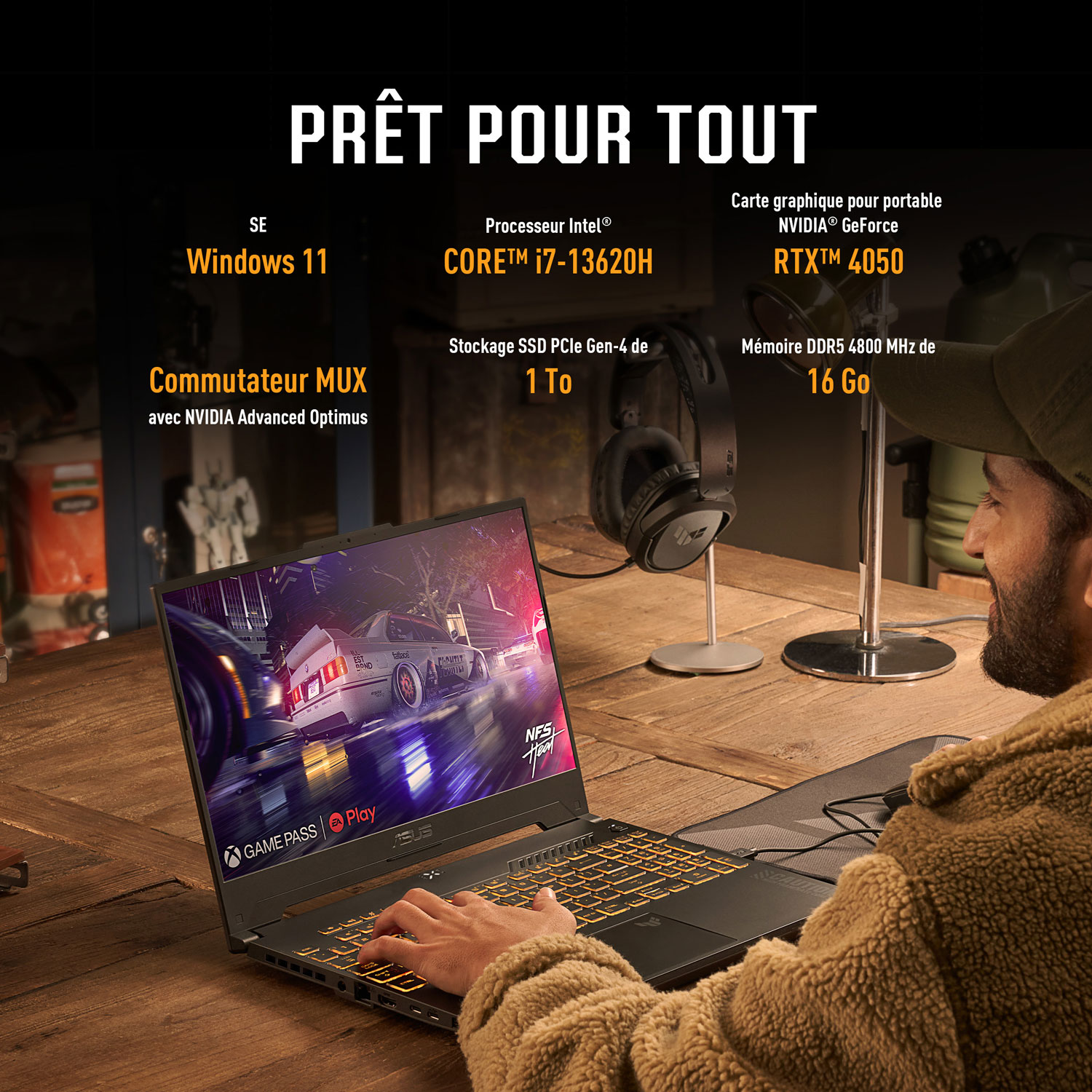 ASUS TUF Gaming F17 17.3" Gaming Laptop - Mecha Grey