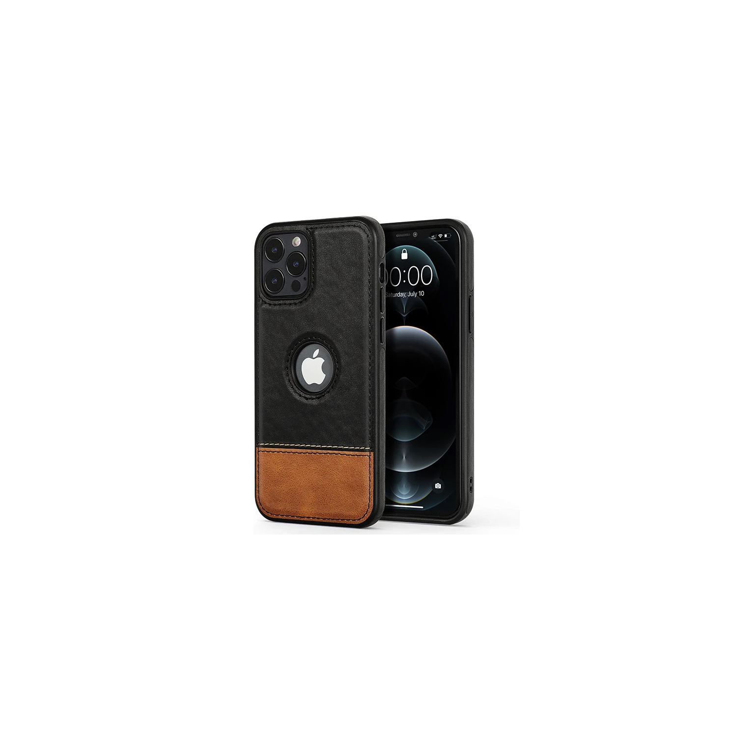 Unique Design Luxury Leather Business Phone Case for iPhone 12 PRO MAX, Anti-Slip Scratch Resistant Ultra Slim Protective Case-FREE SHIPPING