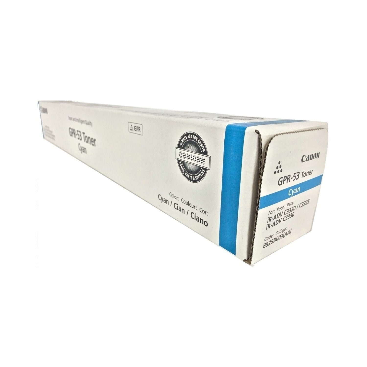 ** 365 DAYS WARRANTY **/ CANON GPR-53 Cyan, Original Toner Cartridge, GPR53 / 8525B003AA, By AZX-DEALS CANADA **Extra Savings * *