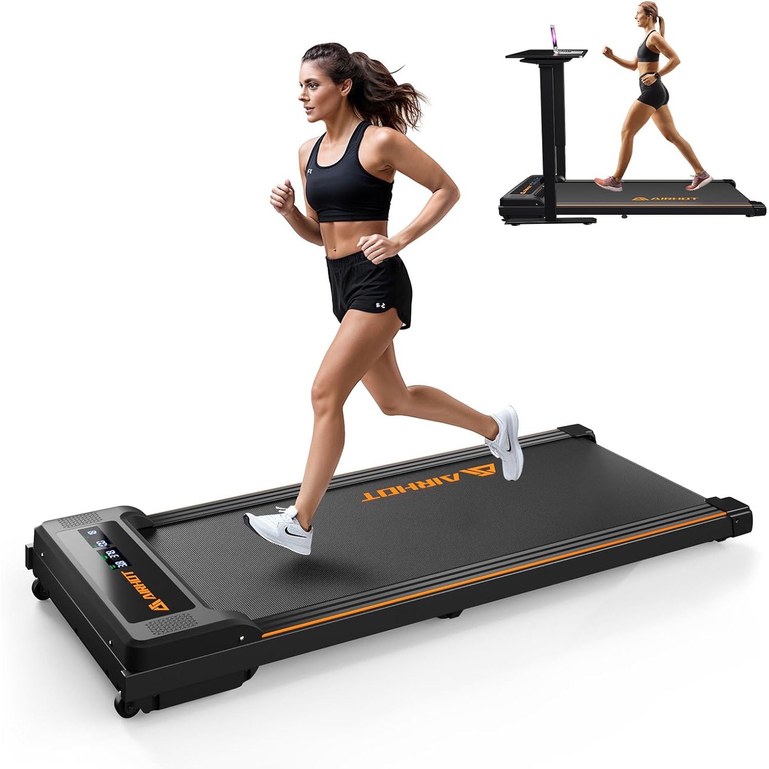 CURSOR FITNESS Under Desk Treadmill, 2 in 1 Walking Pad, 2.5 HP Quiet  Brushless, 265 LBS Capacity for Home and Office, Treadmills -  Canada