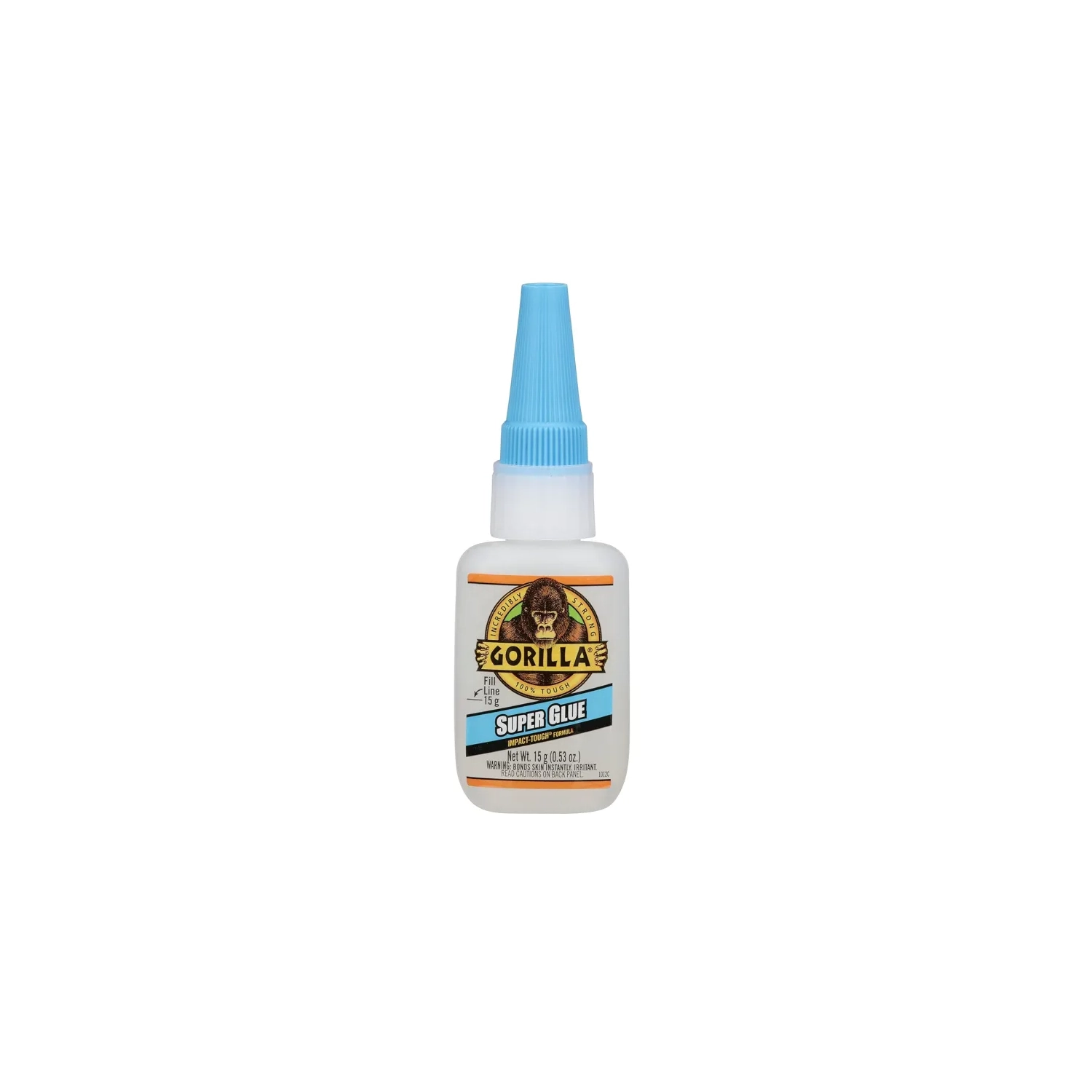 Gorilla Super Glue Liquid - Fast-Setting Cyanoacrylate Adhesive with Anti-Clog Cap - Versatile Formula, Clear, 0.53oz/15g - Ideal for Quick Fixes