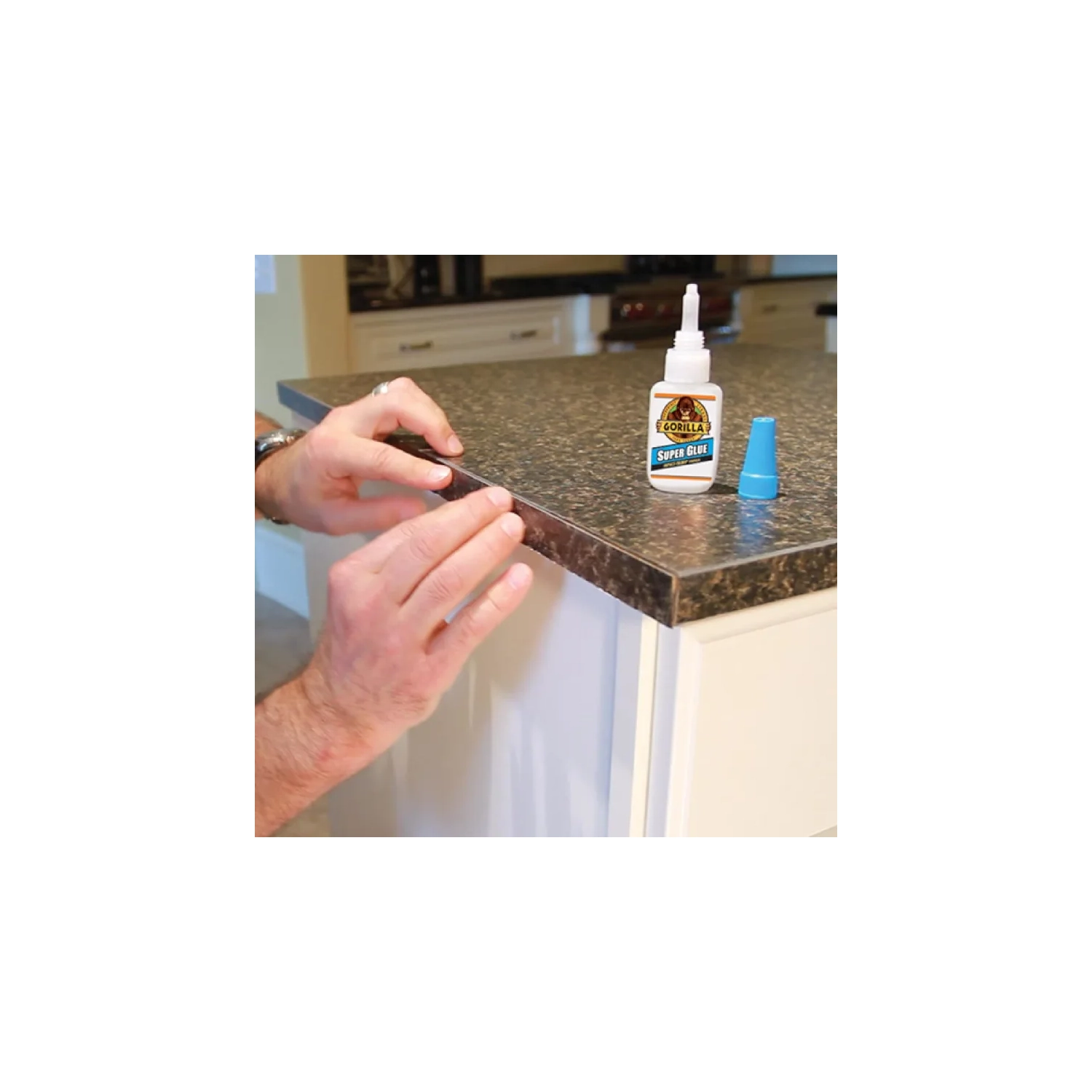 Gorilla Super Glue Liquid - Fast-Setting Cyanoacrylate Adhesive with Anti-Clog Cap - Versatile Formula, Clear, 0.53oz/15g - Ideal for Quick Fixes