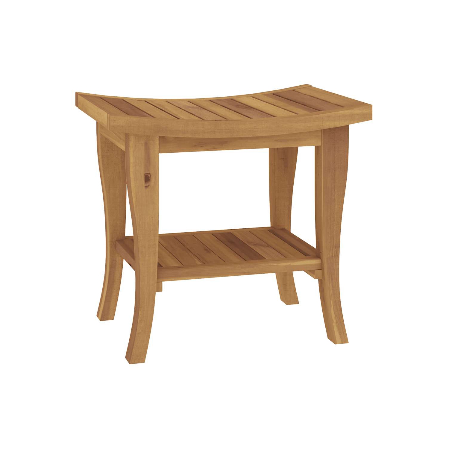vidaXL Bathroom Side Table 50x35x45 cm Solid Wood Teak