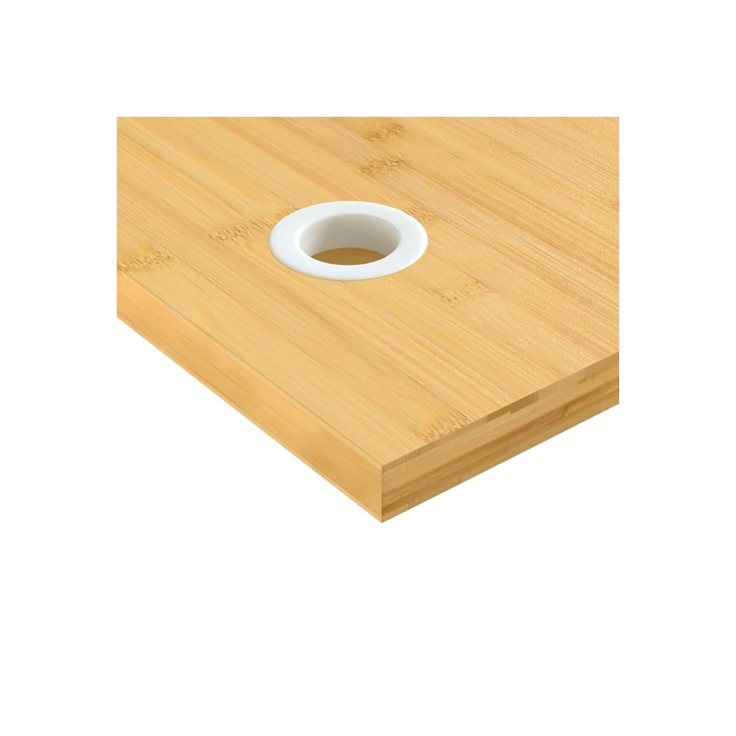 Surface de bureau vidaXL 80 x 40 x 40 x 2,5 cm bambou