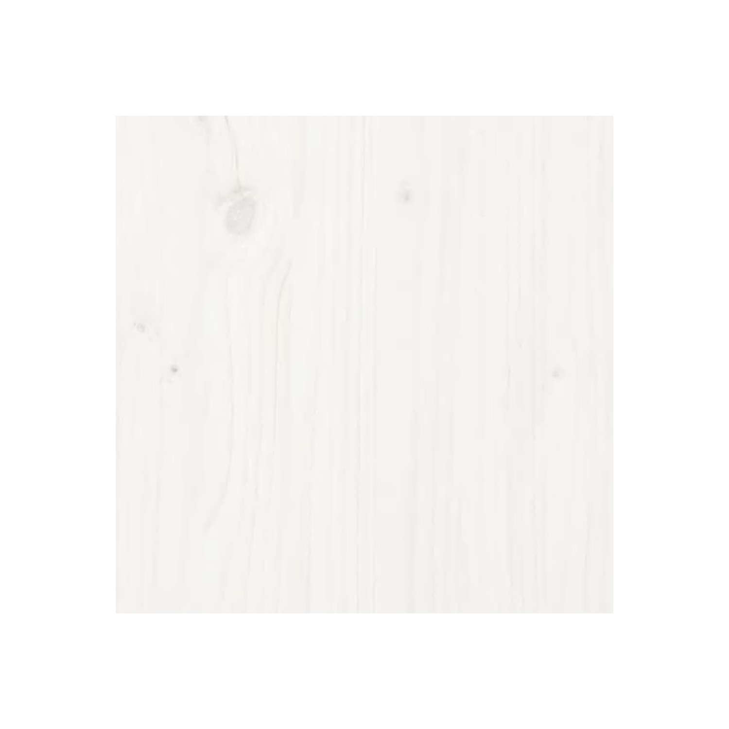 VidaXL panier à linge blanc 44x44x66&nbsp;cm pin massif