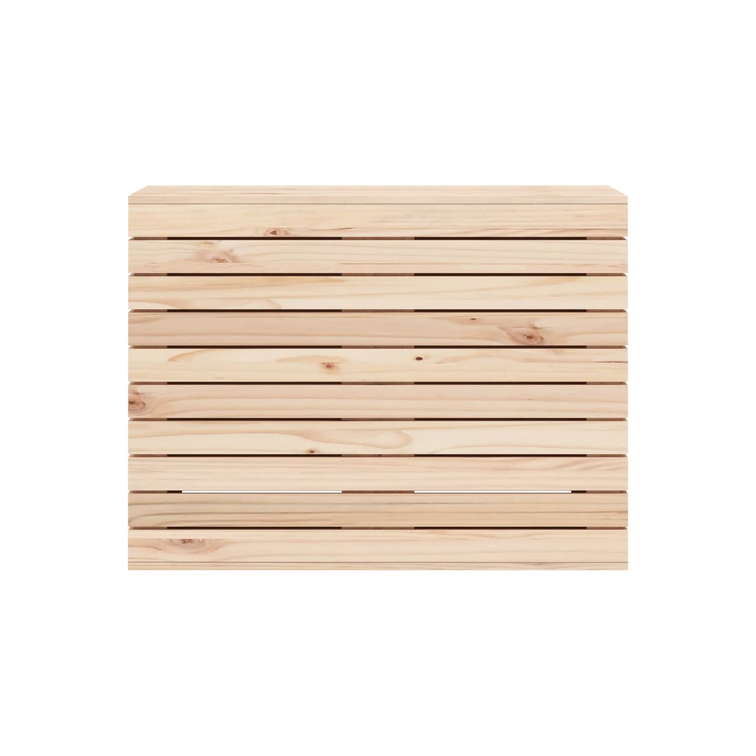 VidaXL panier à linge 88.5x44x66&nbsp;cm Pin massif