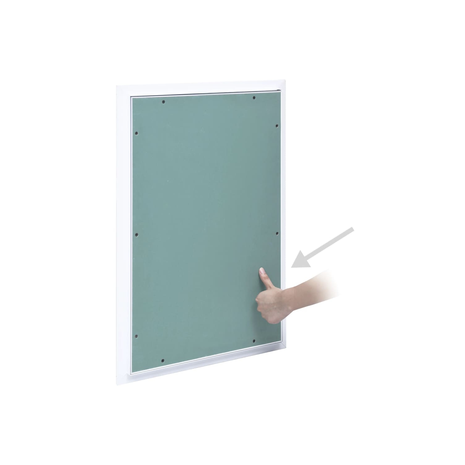 vidaXL Access Panel with Aluminium Frame and Plasterboard 400x600 mm