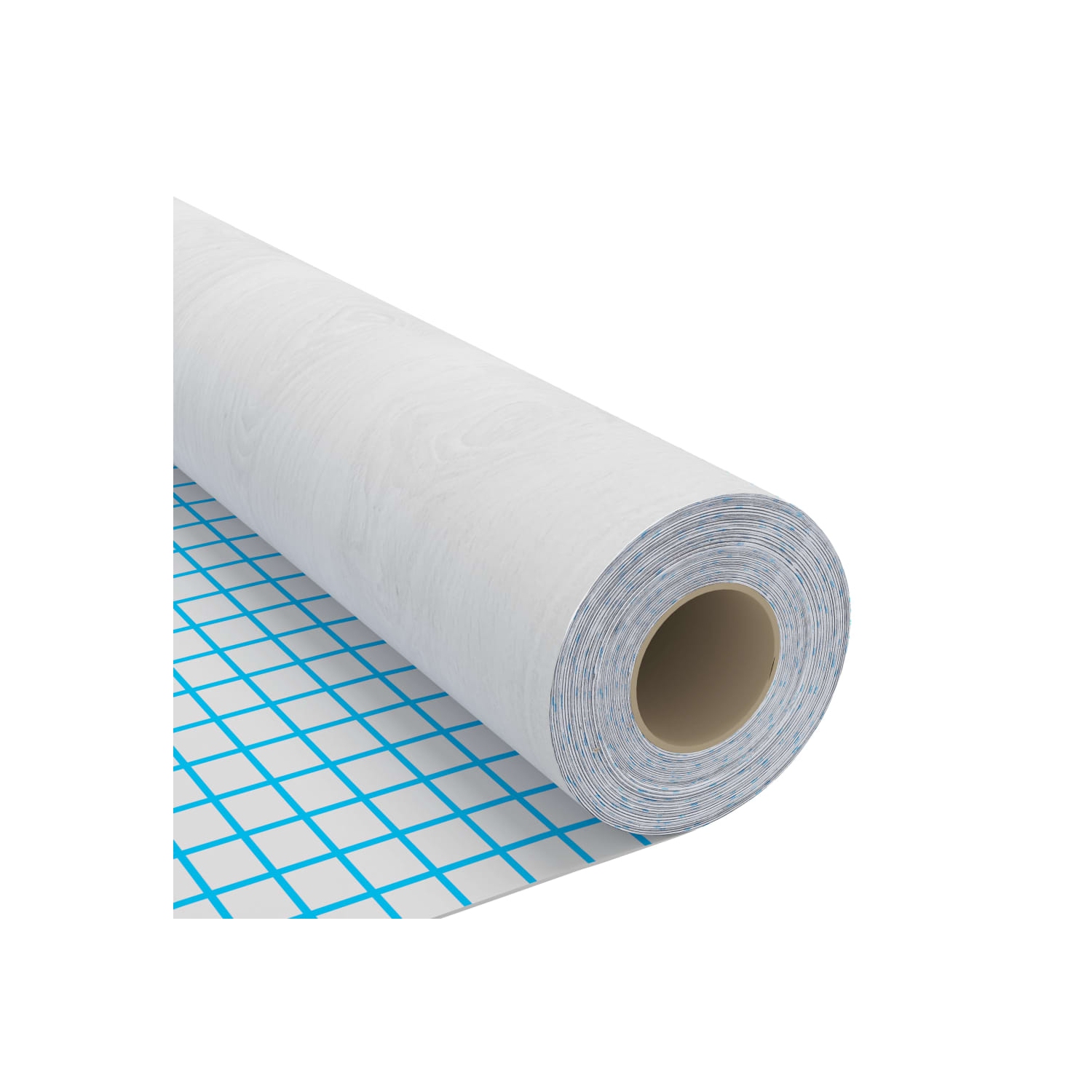 vidaXL Self-adhesive Furniture Film White Wood 500x90 cm PVC