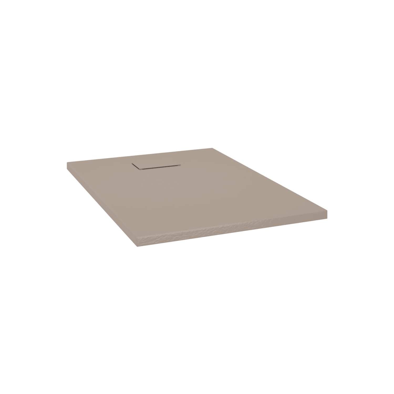 vidaXL Shower Base Tray SMC Brown 100x70 cm
