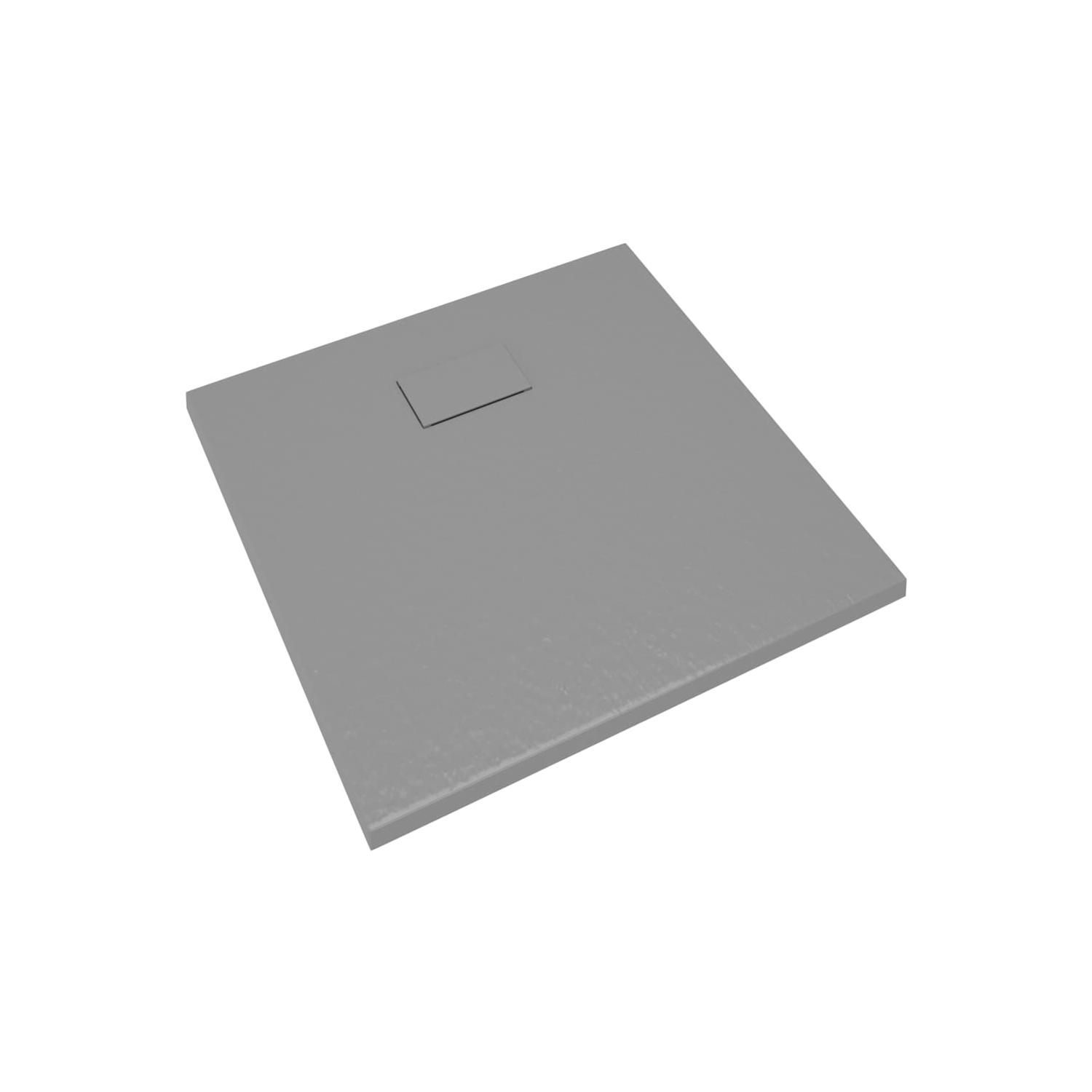 vidaXL Shower Base Tray SMC Grey 90x90 cm