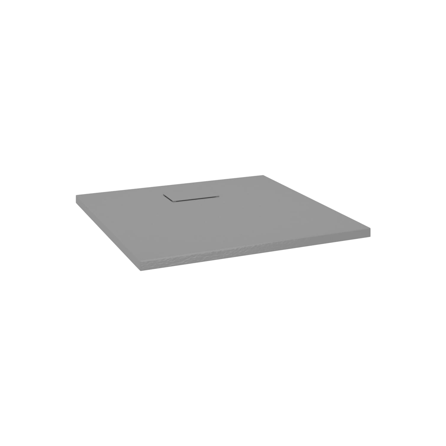 vidaXL Shower Base Tray SMC Grey 80x80 cm