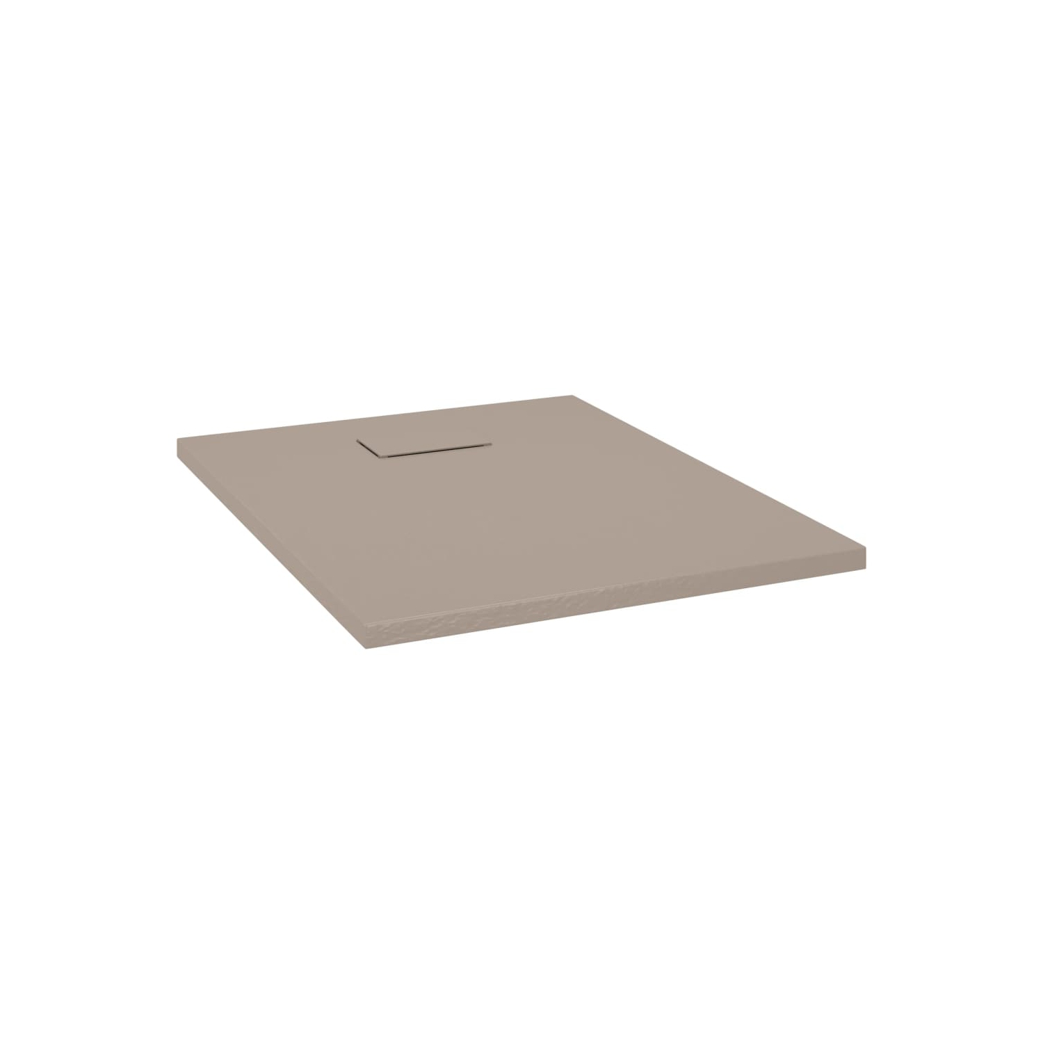 vidaXL Shower Base Tray SMC Brown 90x70 cm