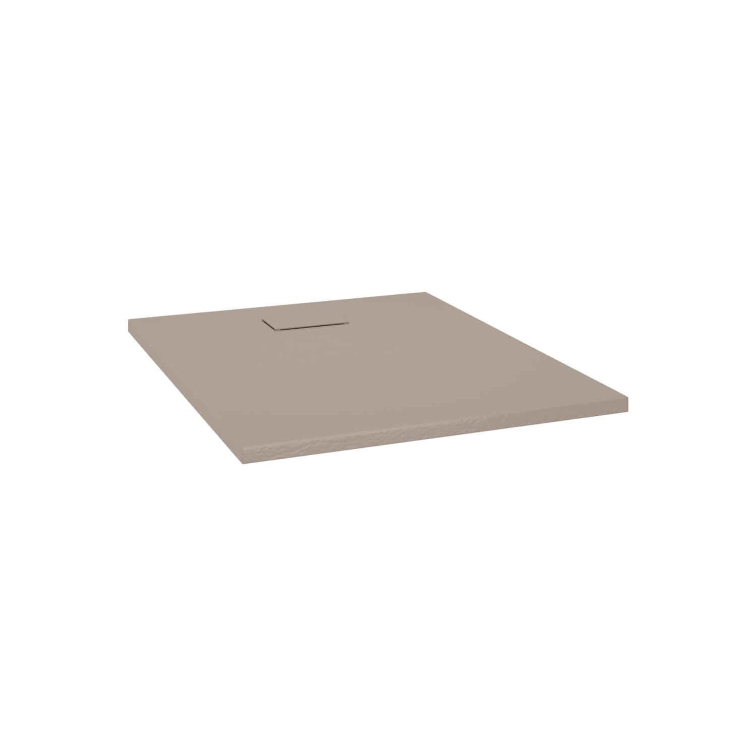 vidaXL Shower Base Tray SMC Brown 100x80 cm