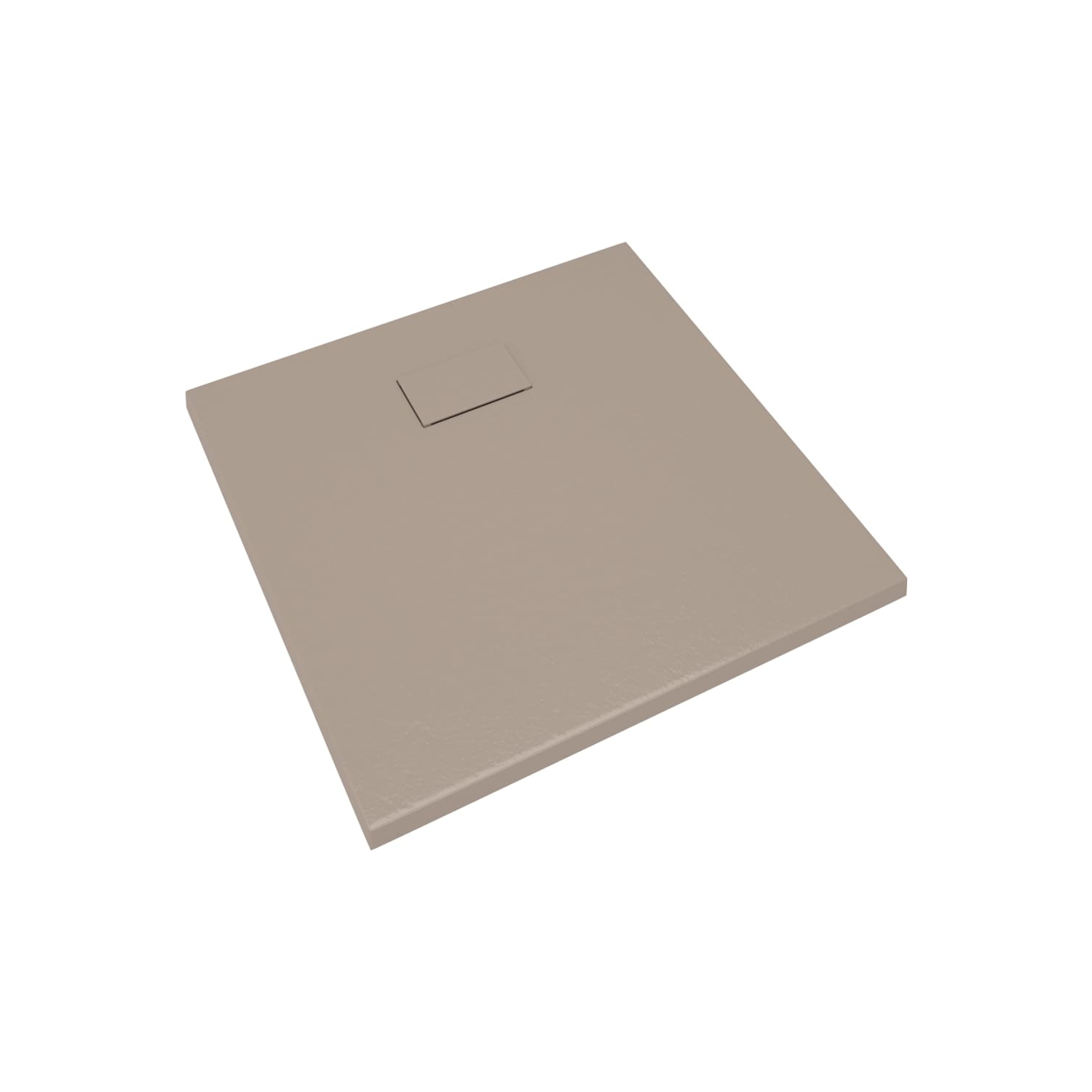 vidaXL Shower Base Tray SMC Brown 90x90 cm