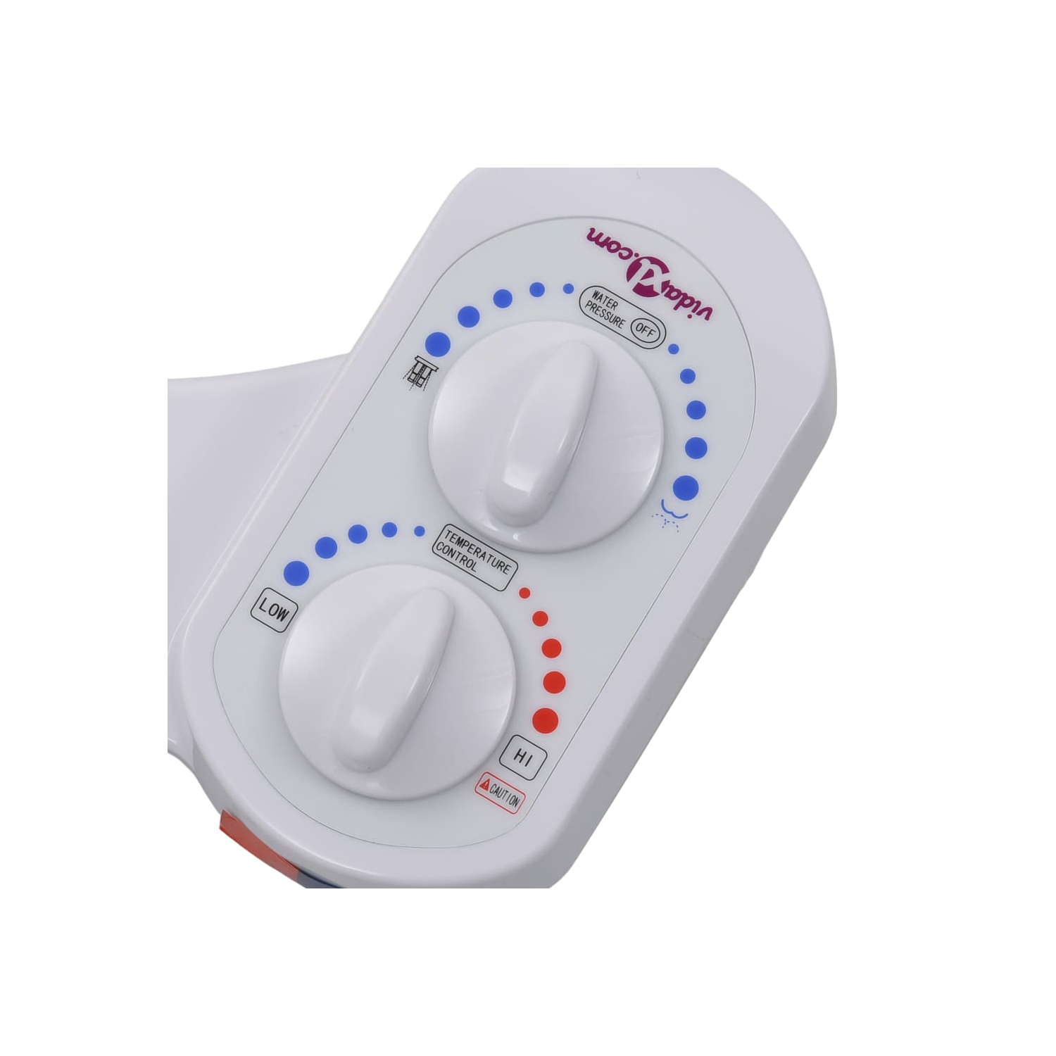 vidaXL Bidet Toilet Seat Attachment Hot Cold Water Single Nozzle