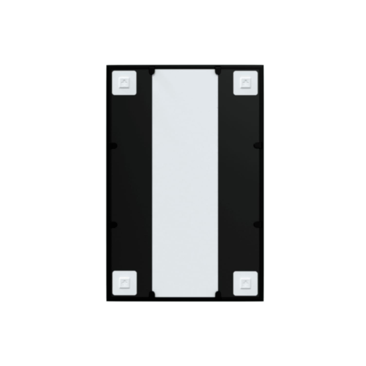 vidaXL Wall Mirror Black 60x40 cm Metal