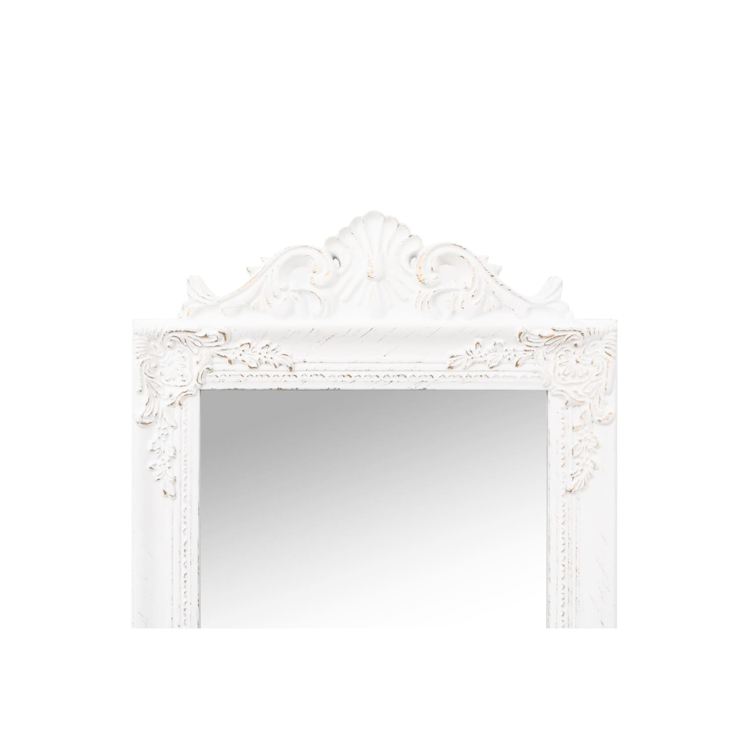 vidaXL Free-Standing Mirror White 40x160 cm