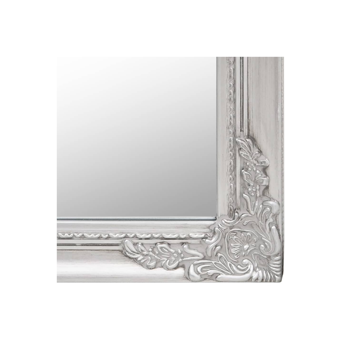 vidaXL Free-Standing Mirror Silver 40x160 cm