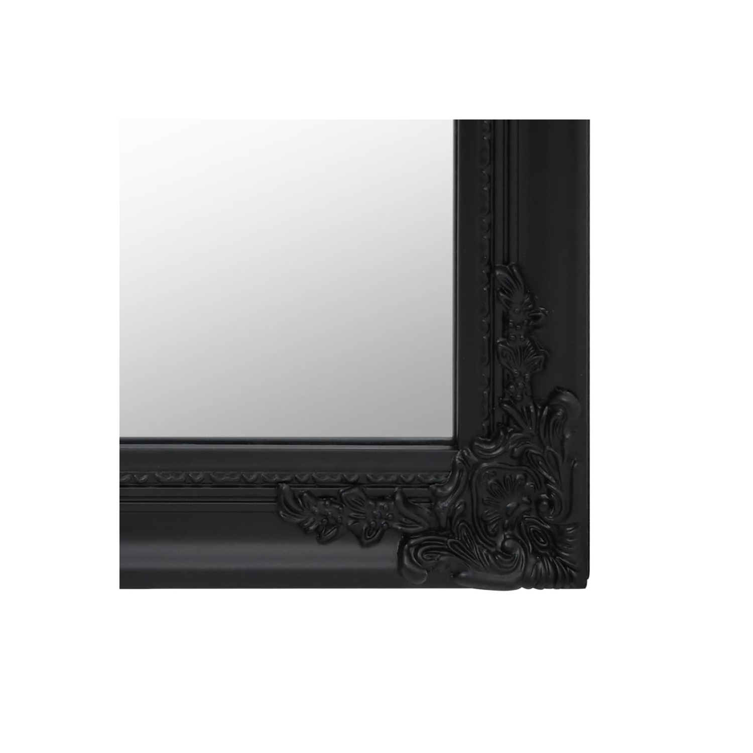 vidaXL Free-Standing Mirror Black 40x160 cm