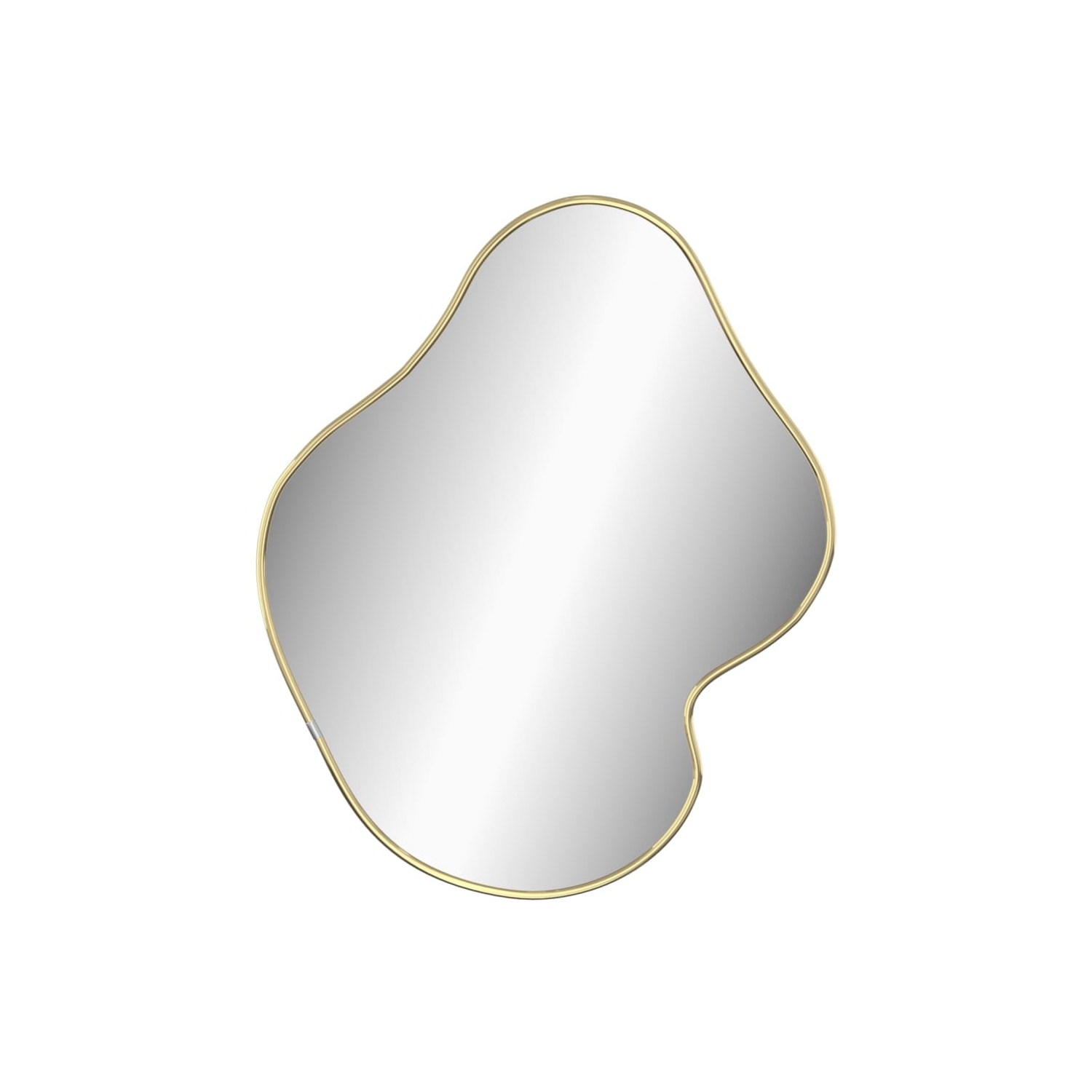 vidaXL Wall Mirror Gold 60x50 cm