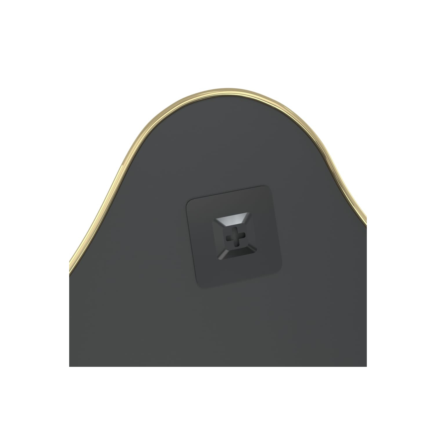 vidaXL Wall Mirror Gold 60x50 cm