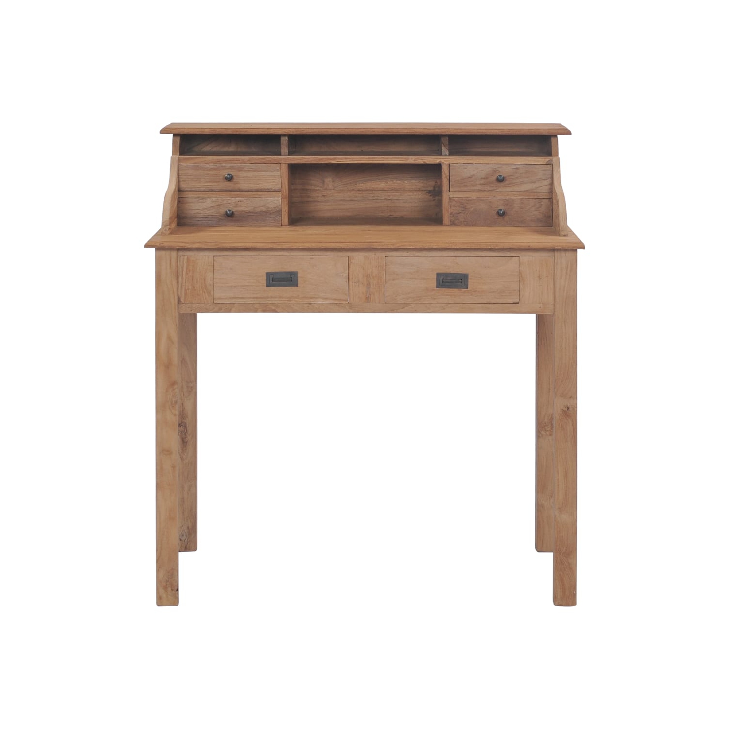 vidaXL Desk 90x50x100 cm Solid Teak Wood