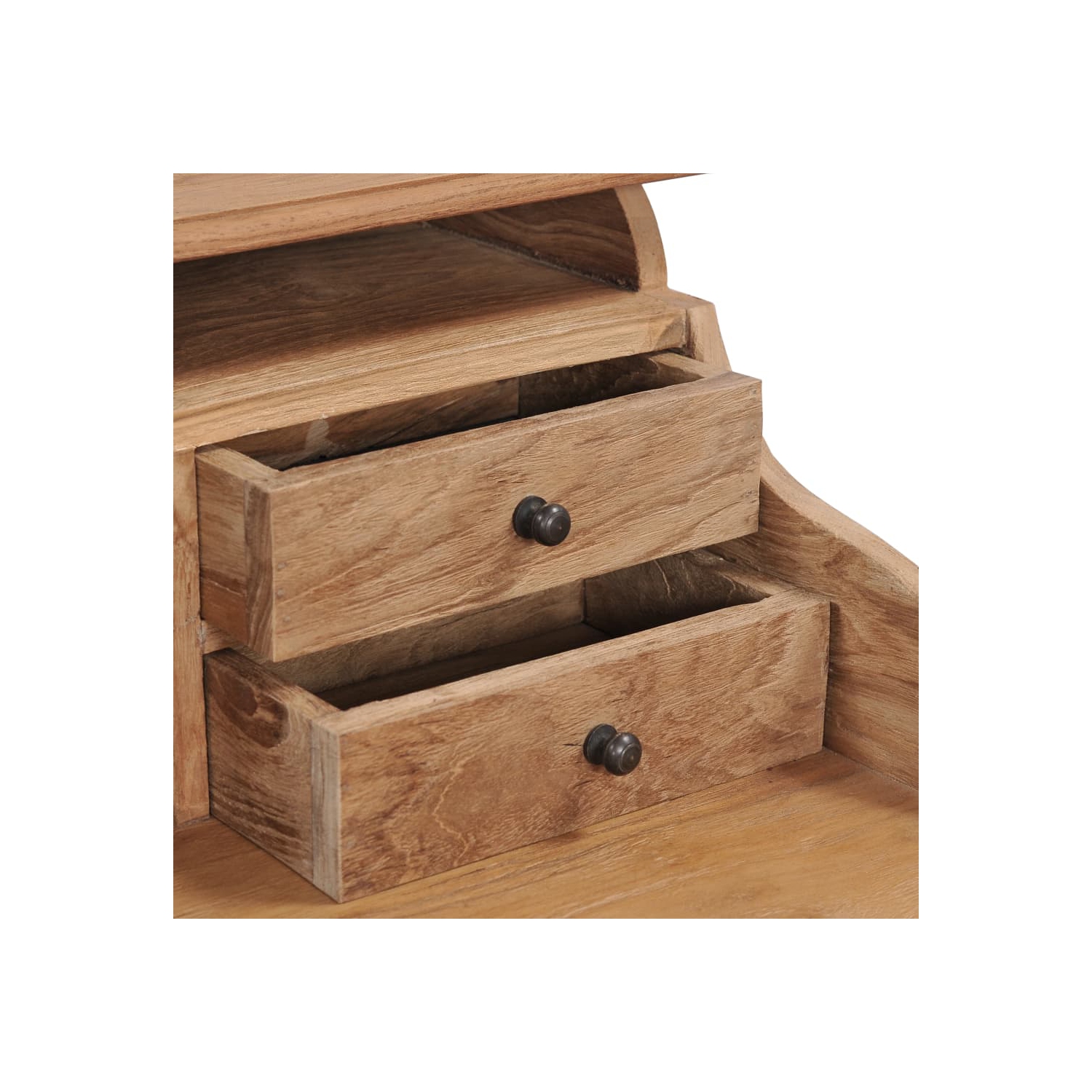 vidaXL Desk 90x50x100 cm Solid Teak Wood