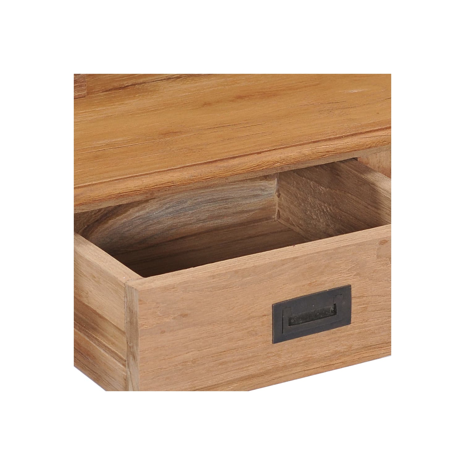 vidaXL Desk 90x50x100 cm Solid Teak Wood