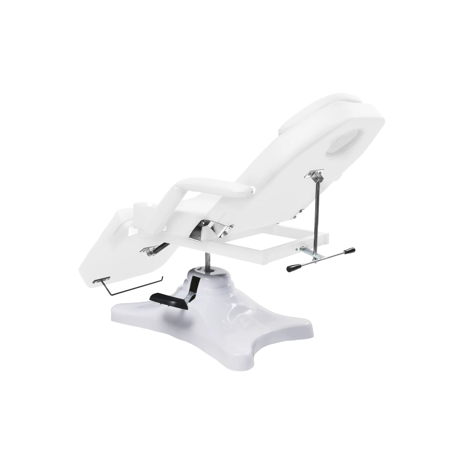 Table de massage blanche de vidaXL 180x62x cm