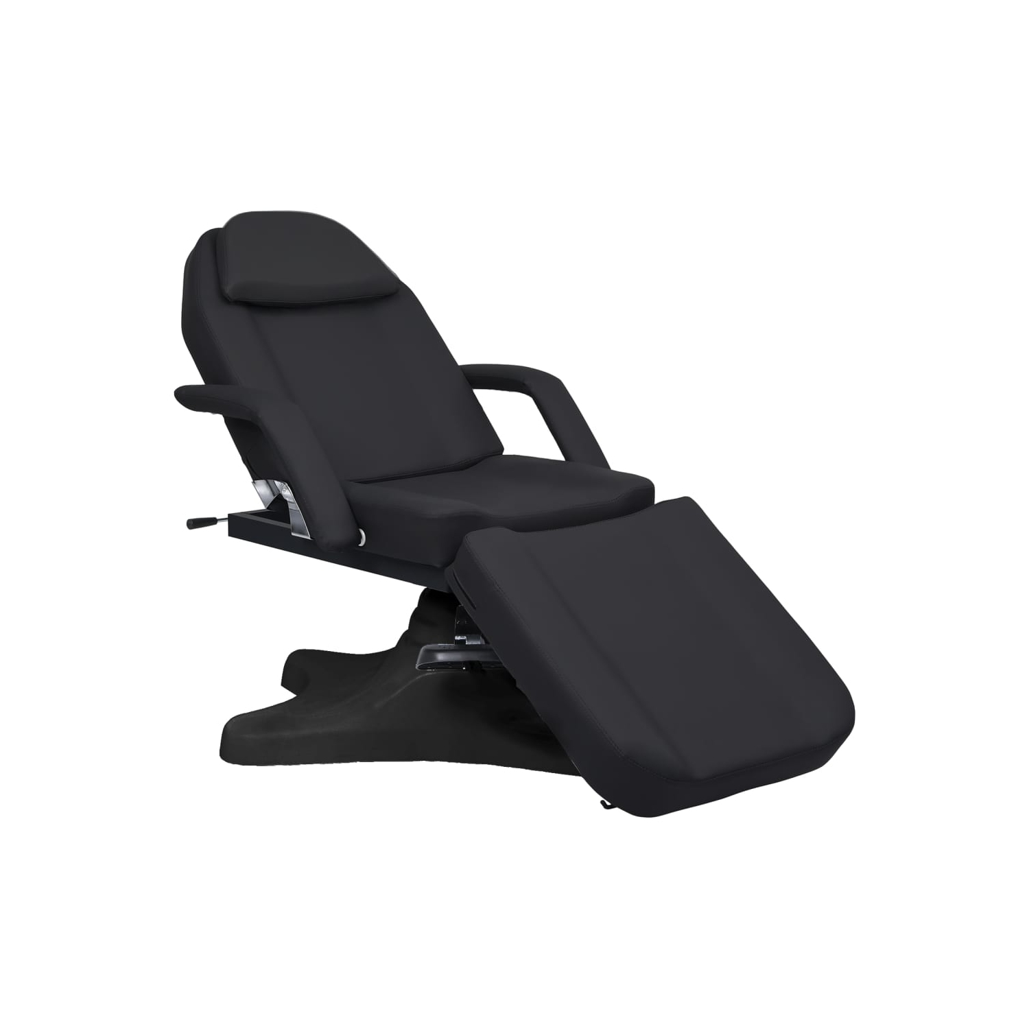 vidaXL Massage Table Black 180x62x(86.5-118) cm