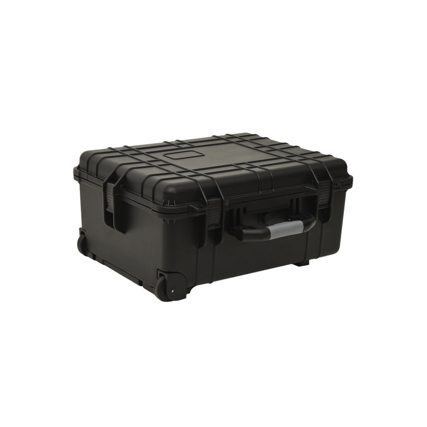 vidaXL Wheeled Flight Case Black 58x45x27 cm PP