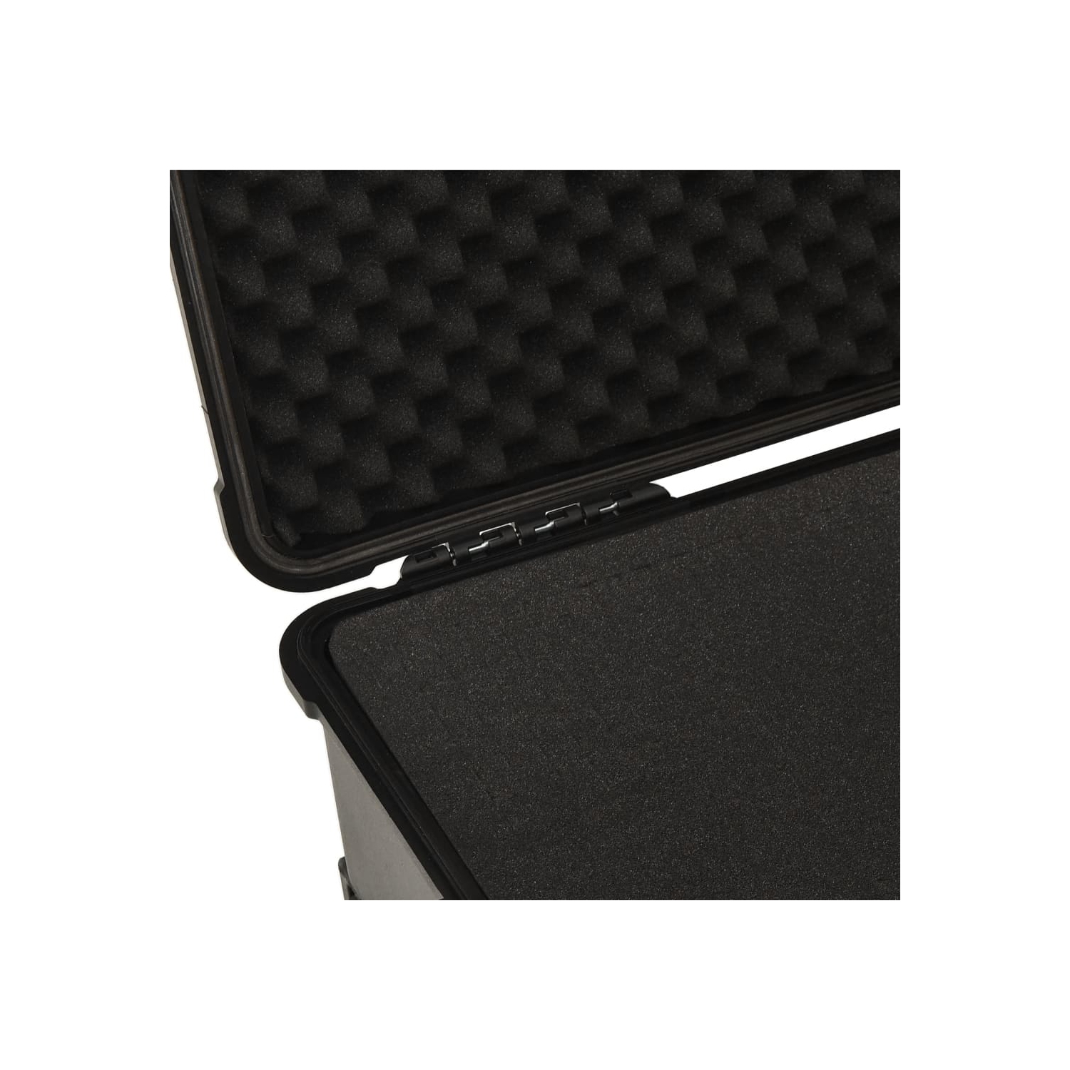 vidaXL Wheeled Flight Case Black 58x45x27 cm PP