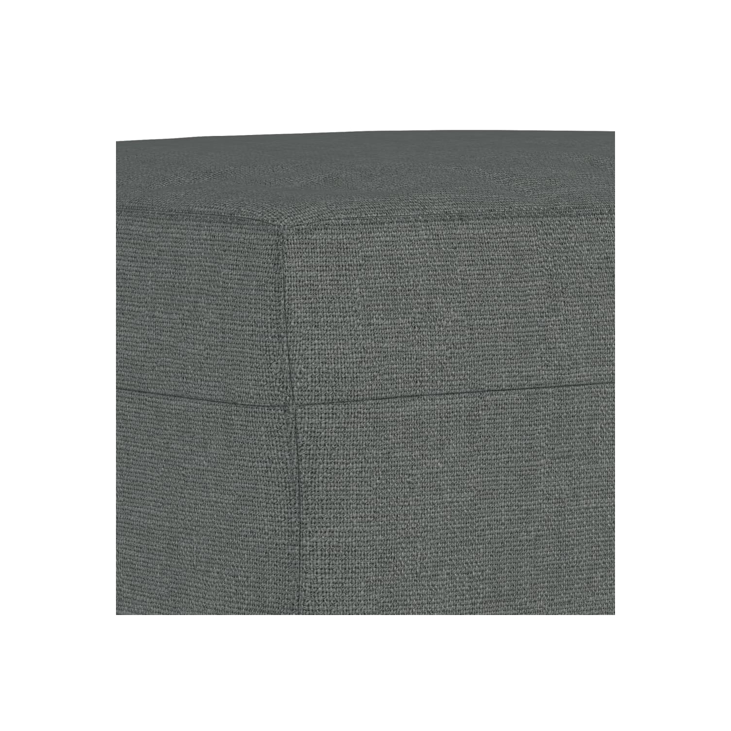 vidaXL 3 Piece Sofa Set with Cushions Dark Grey Fabric