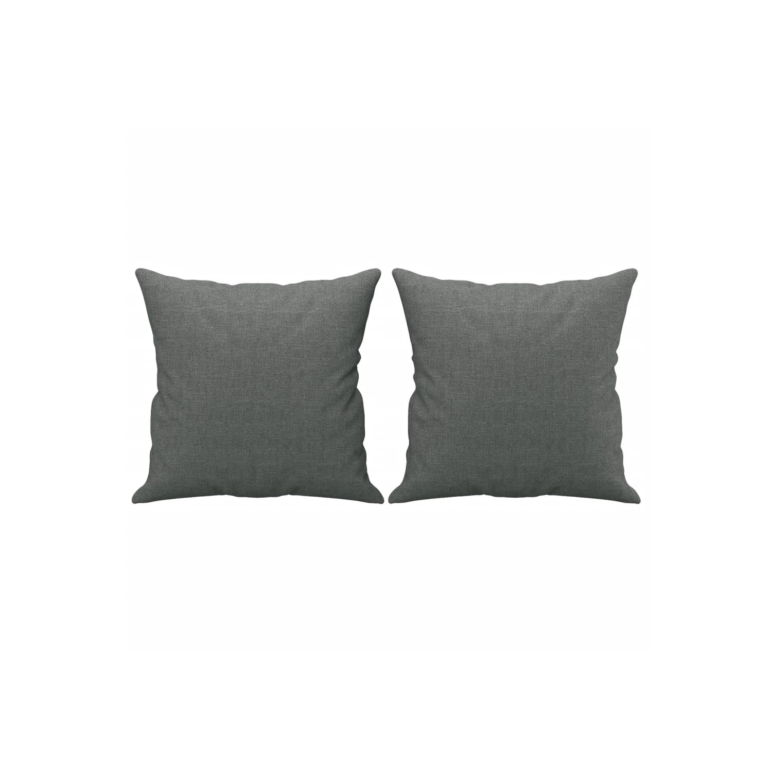 vidaXL 4 Piece Sofa Set with Pillows Dark Grey Fabric