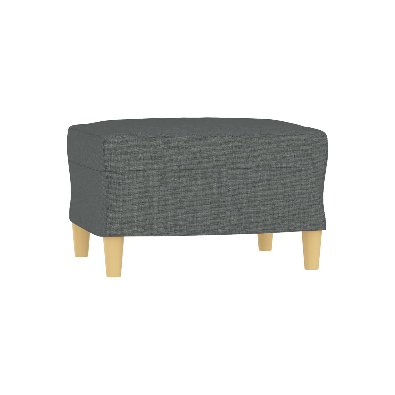 vidaXL 3 Piece Sofa Set with Pillows Dark Grey Fabric