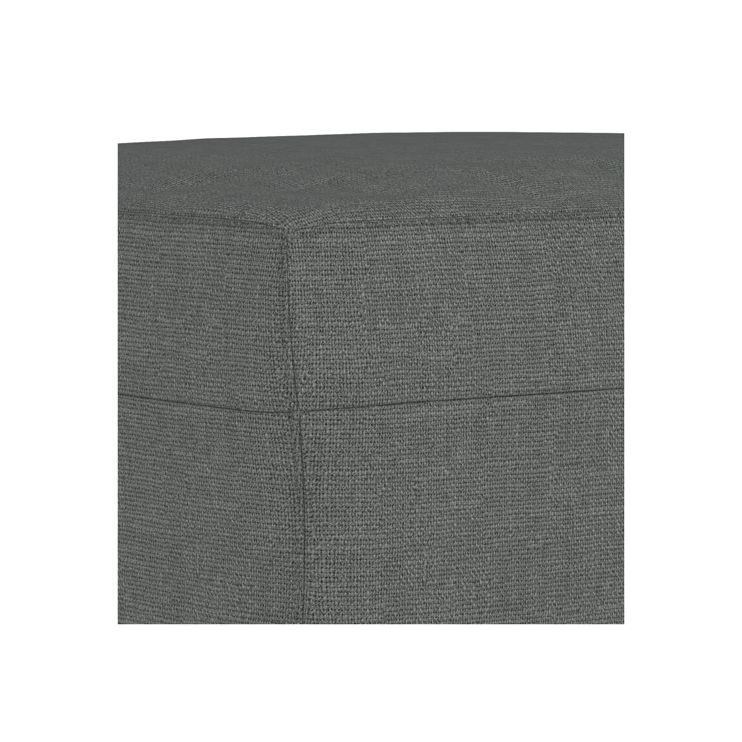 vidaXL 3 Piece Sofa Set with Pillows Dark Grey Fabric