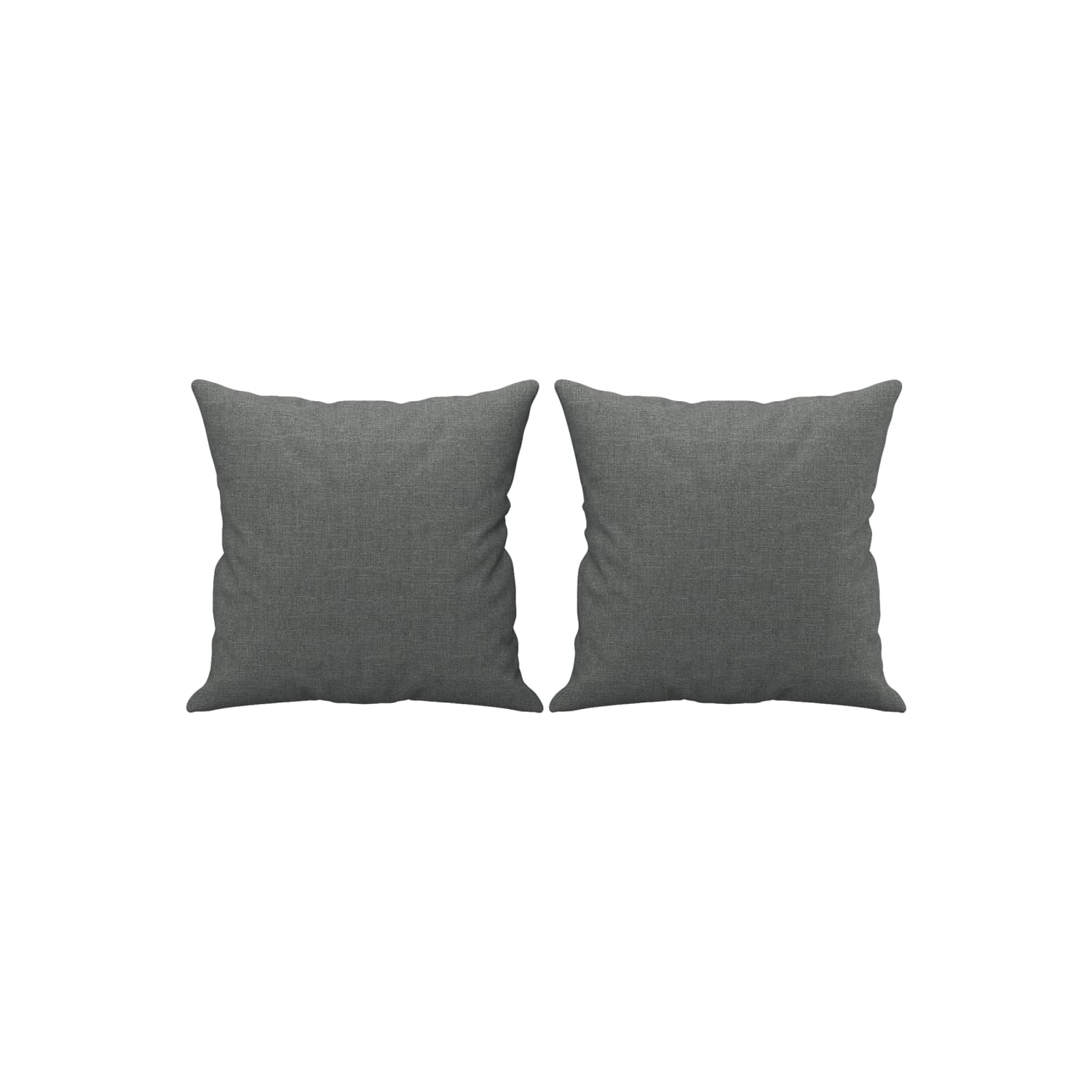 vidaXL 3 Piece Sofa Set with Pillows Dark Grey Fabric
