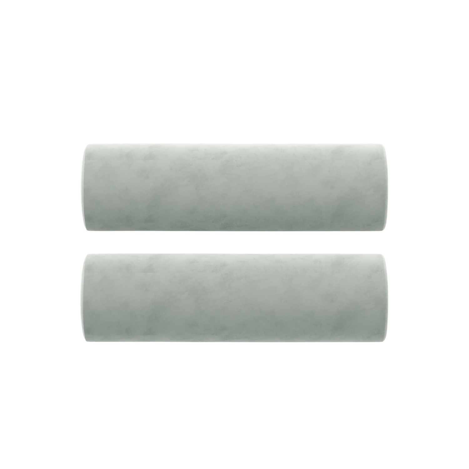 vidaXL 2-Seater Sofa with Throw Pillows Light Grey 140 cm Velvet