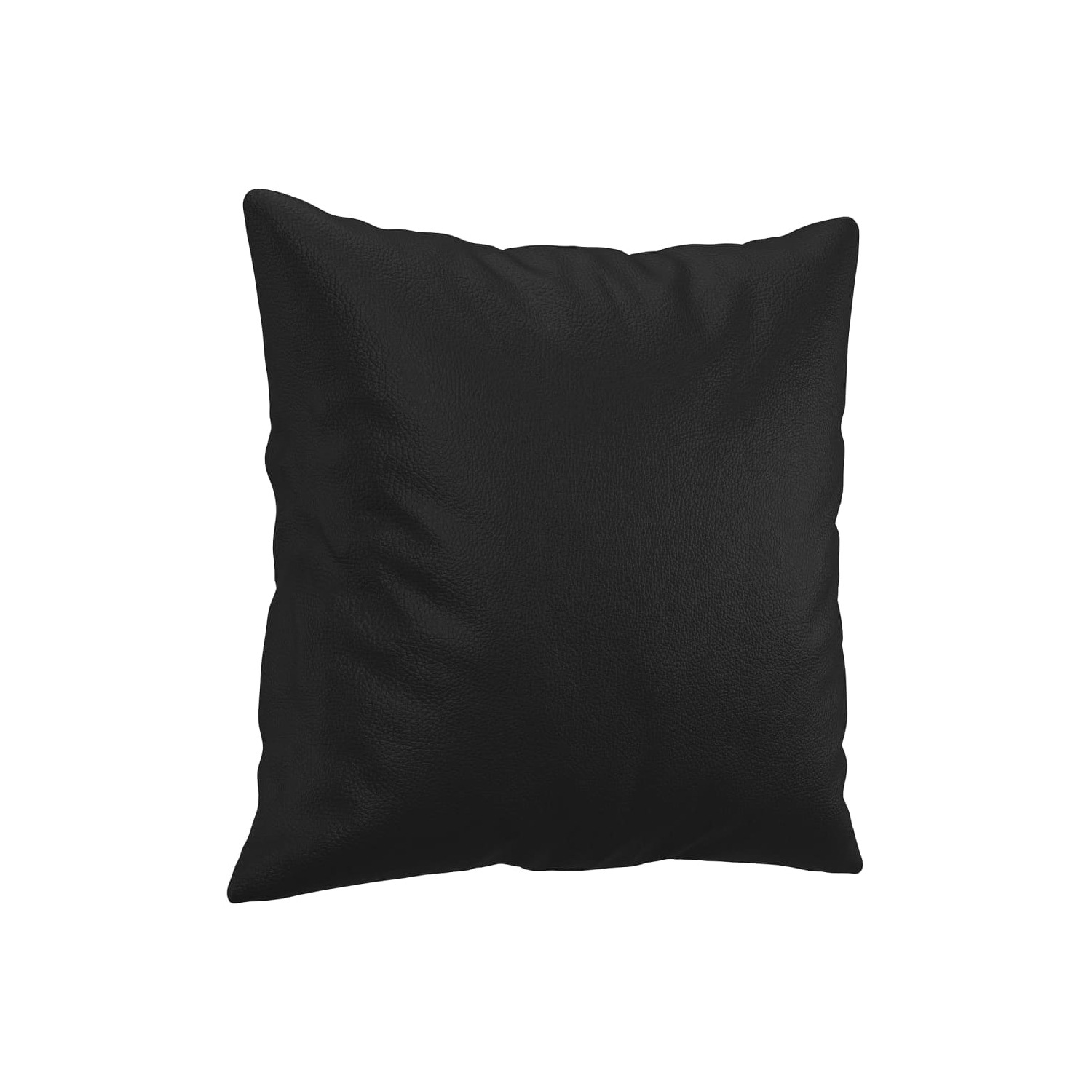 Sofa à 2 sièges avec coussins décoratifs 120&nbsp;cm en similicuir noir vidaXL