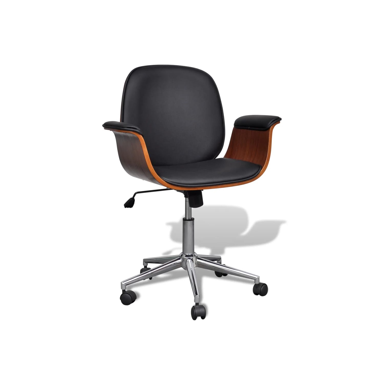 Artificial Leather Modern Swivel Chair Arm Chair Adjustable