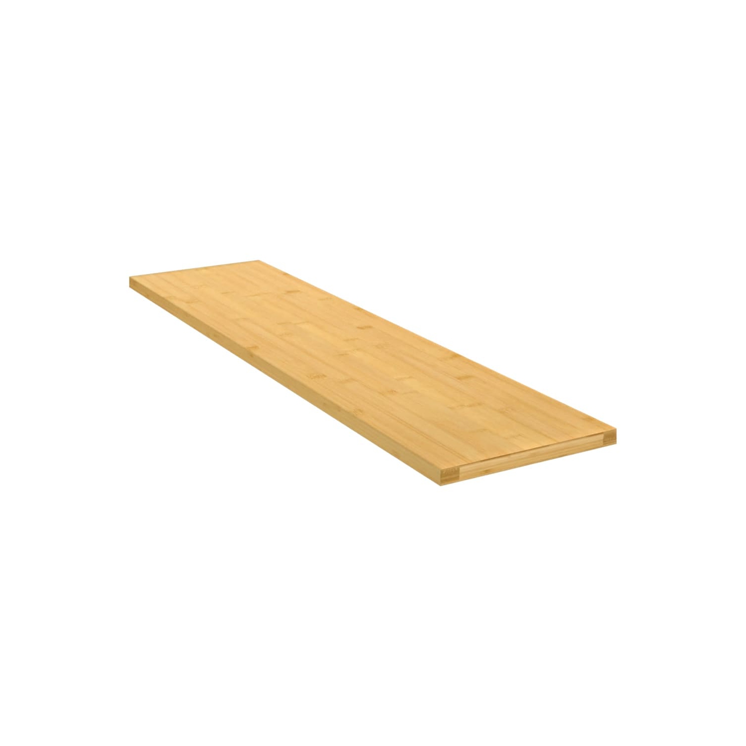 vidaXL Wall Shelf 80x20x1.5 cm Bamboo