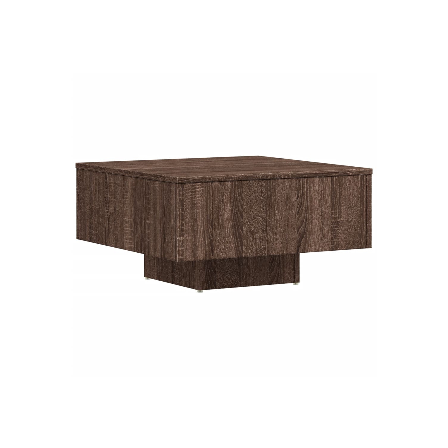 vidaXL Coffee Table Brown Oak 60x60x31.5 cm Engineered Wood