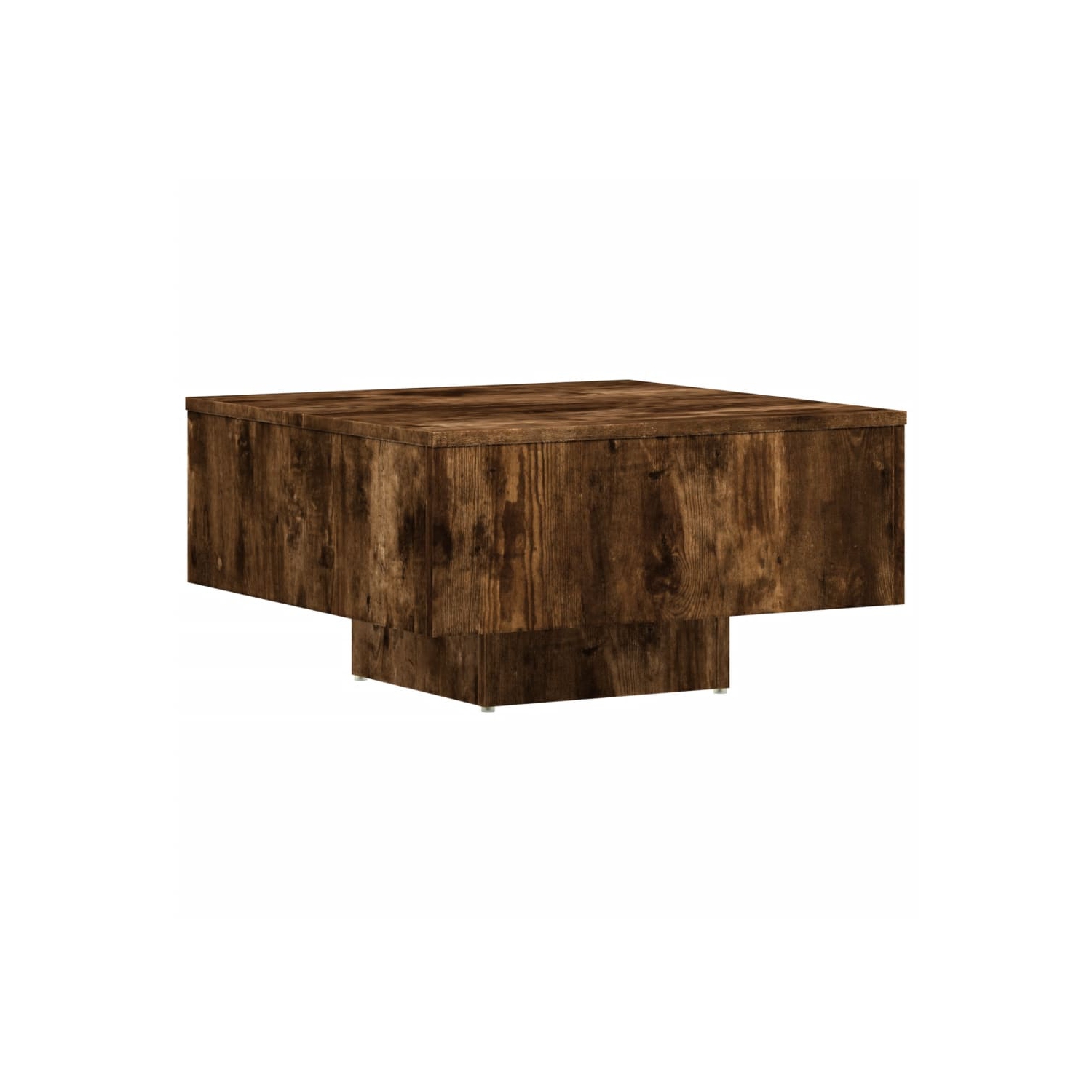 vidaXL Coffee Table Smoked Oak 60x60x31.5 cm Engineered Wood