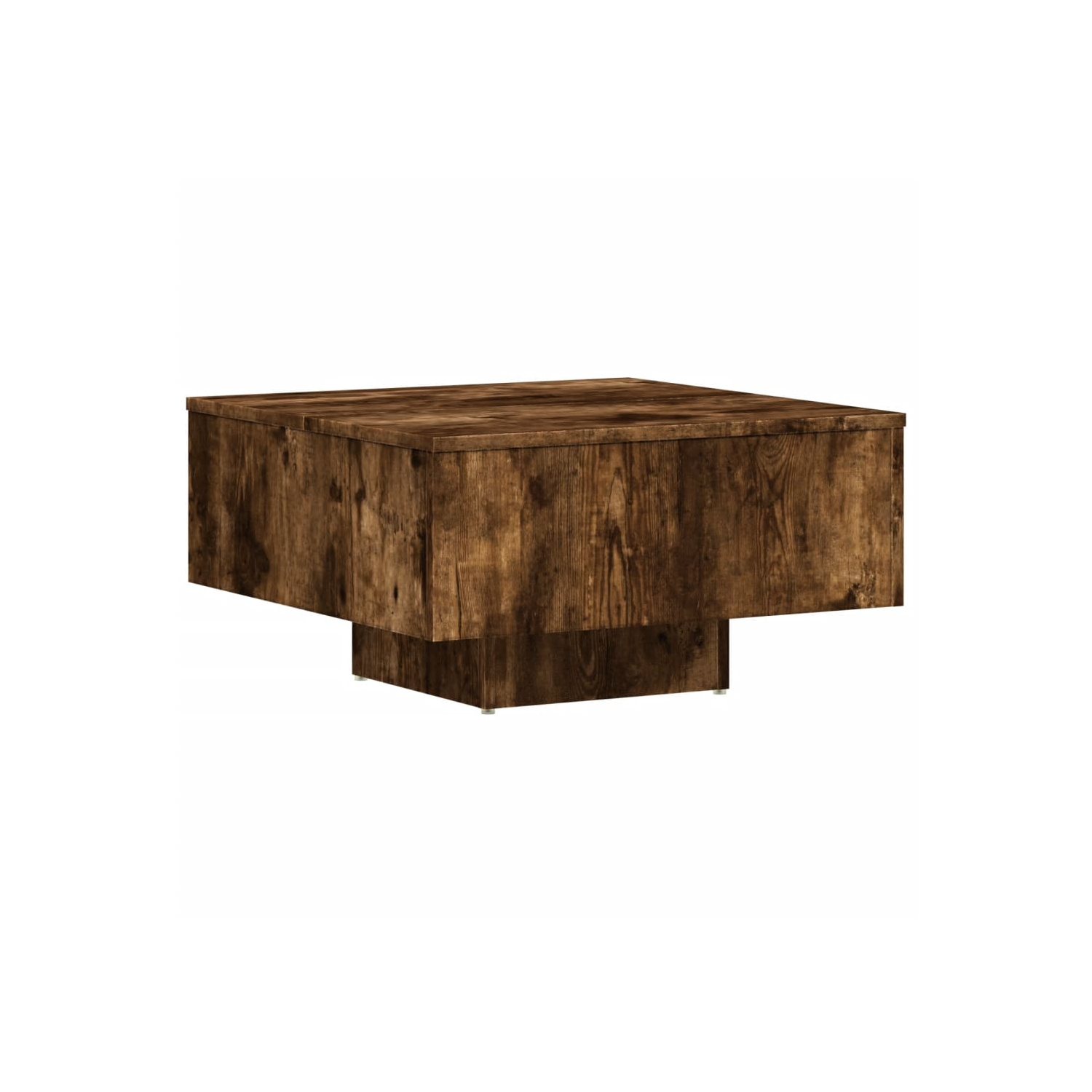 vidaXL Coffee Table Smoked Oak 60x60x31.5 cm Engineered Wood