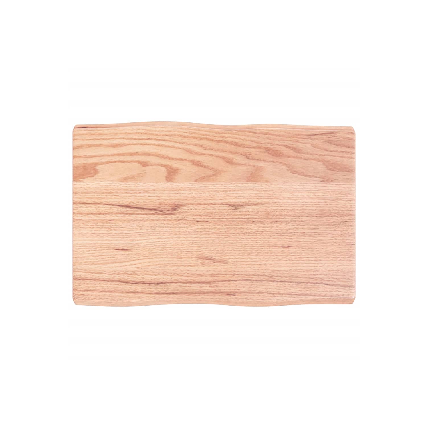 vidaXL Table Top Light Brown 60x40x(2-4) cm Treated Solid Wood Live Edge