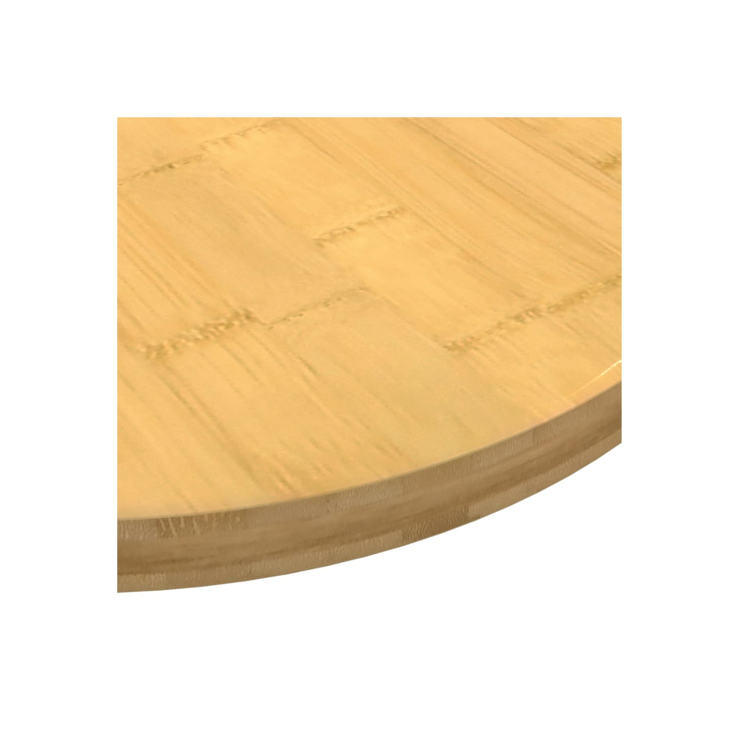 Surface de table vidaXL Ø50x2.5&nbsp;cm Bambou