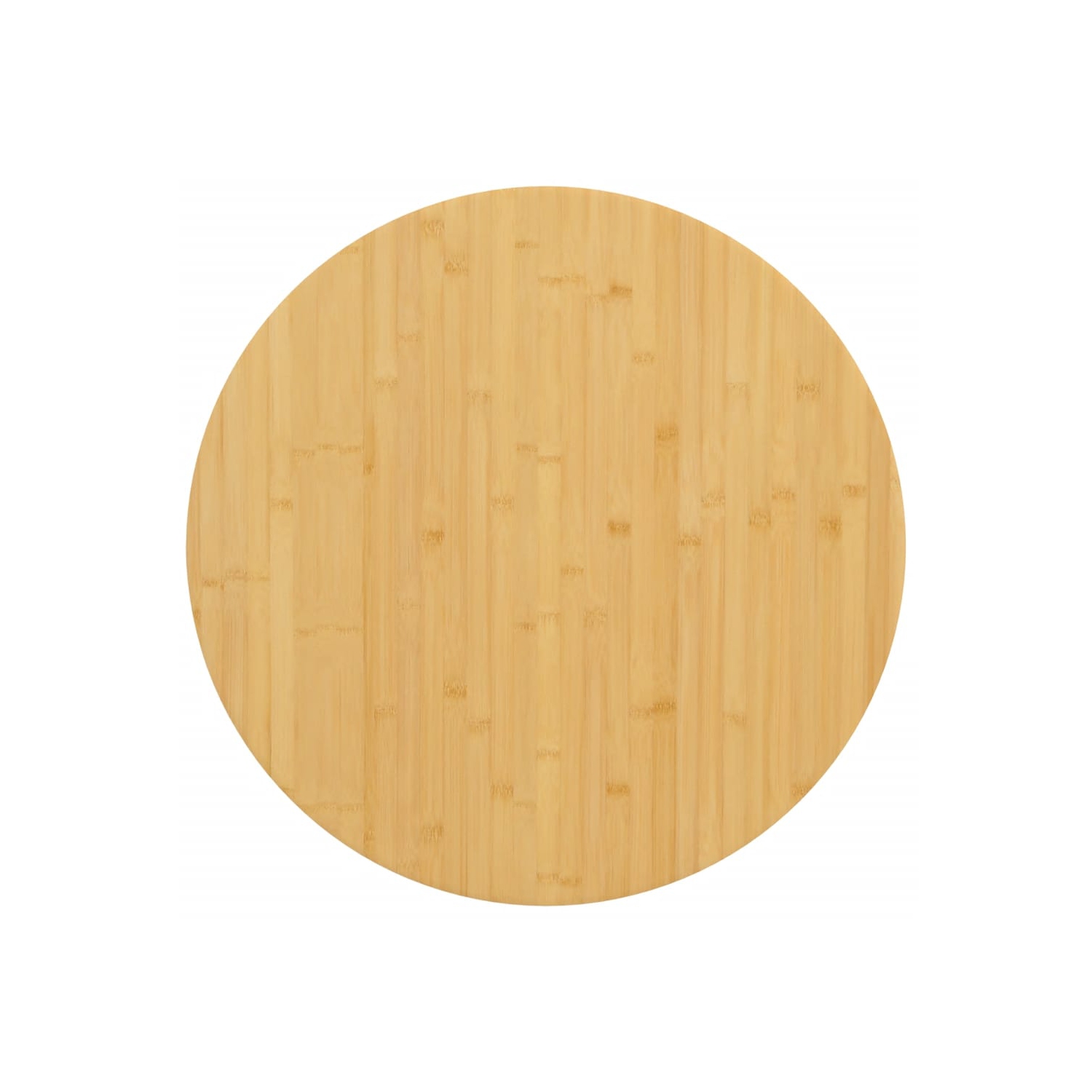 Surface de table vidaXL Ø80x1.5&nbsp;cm Bambou