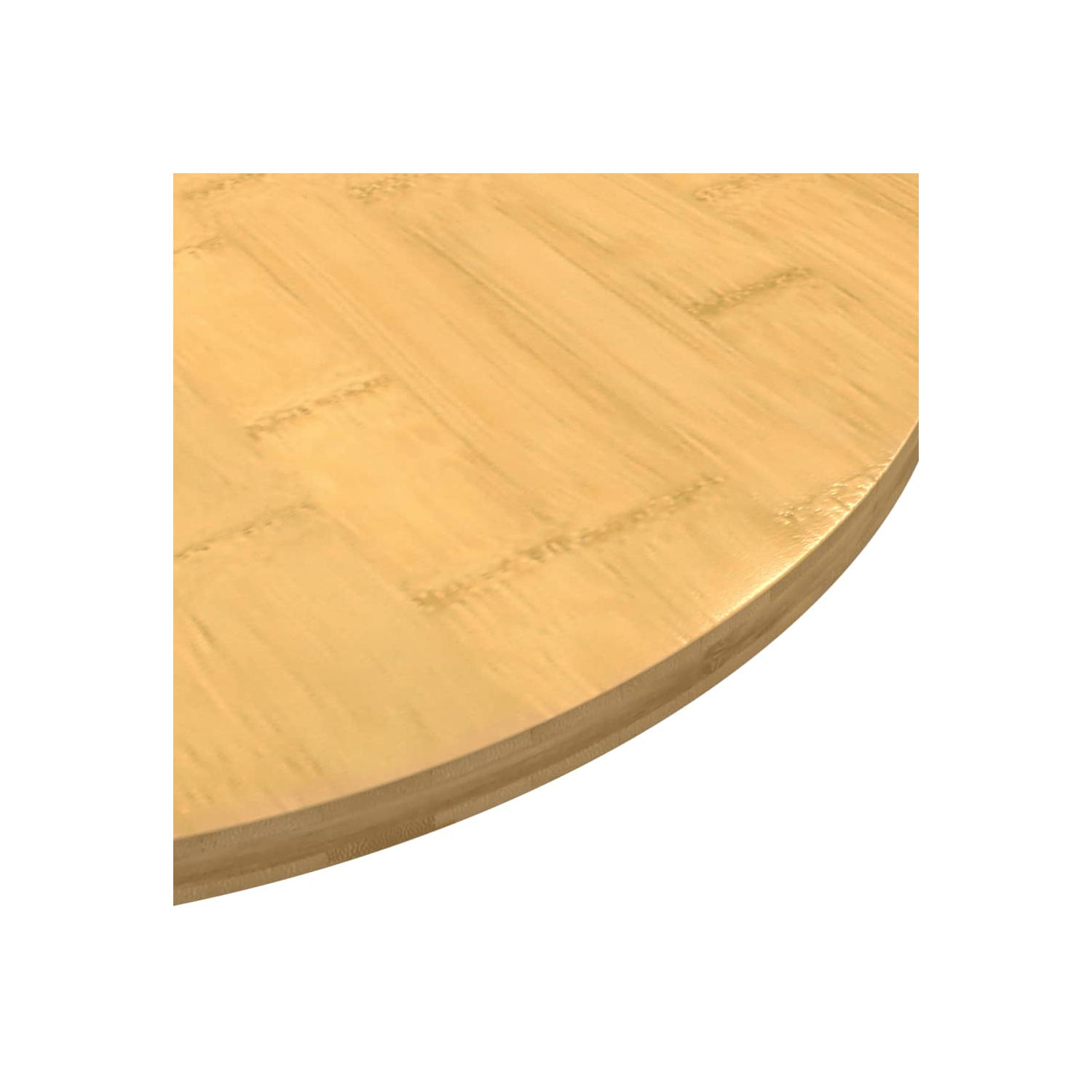 Surface de table vidaXL Ø70x1.5&nbsp;cm Bambou