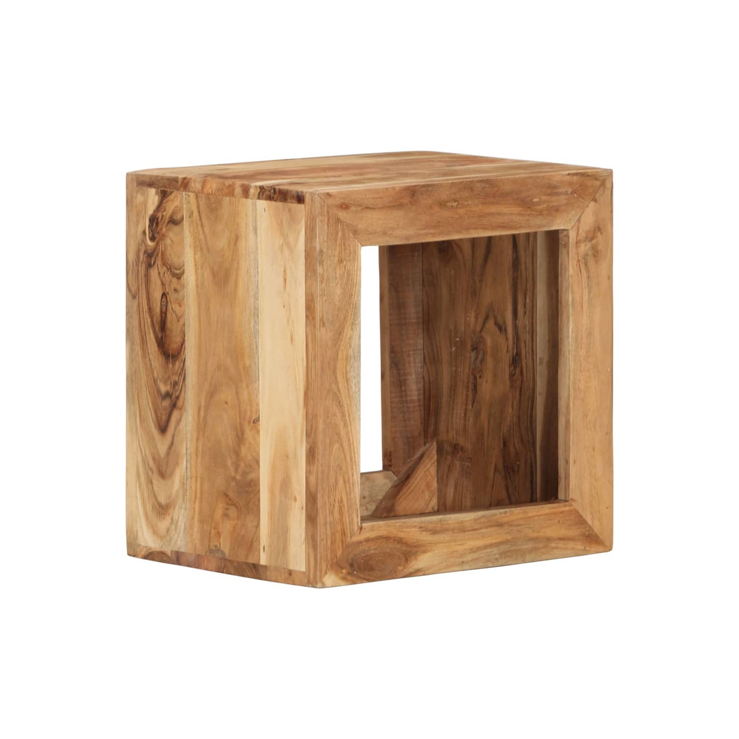 vidaXL Stool 40x30x40 cm Solid Wood Acacia