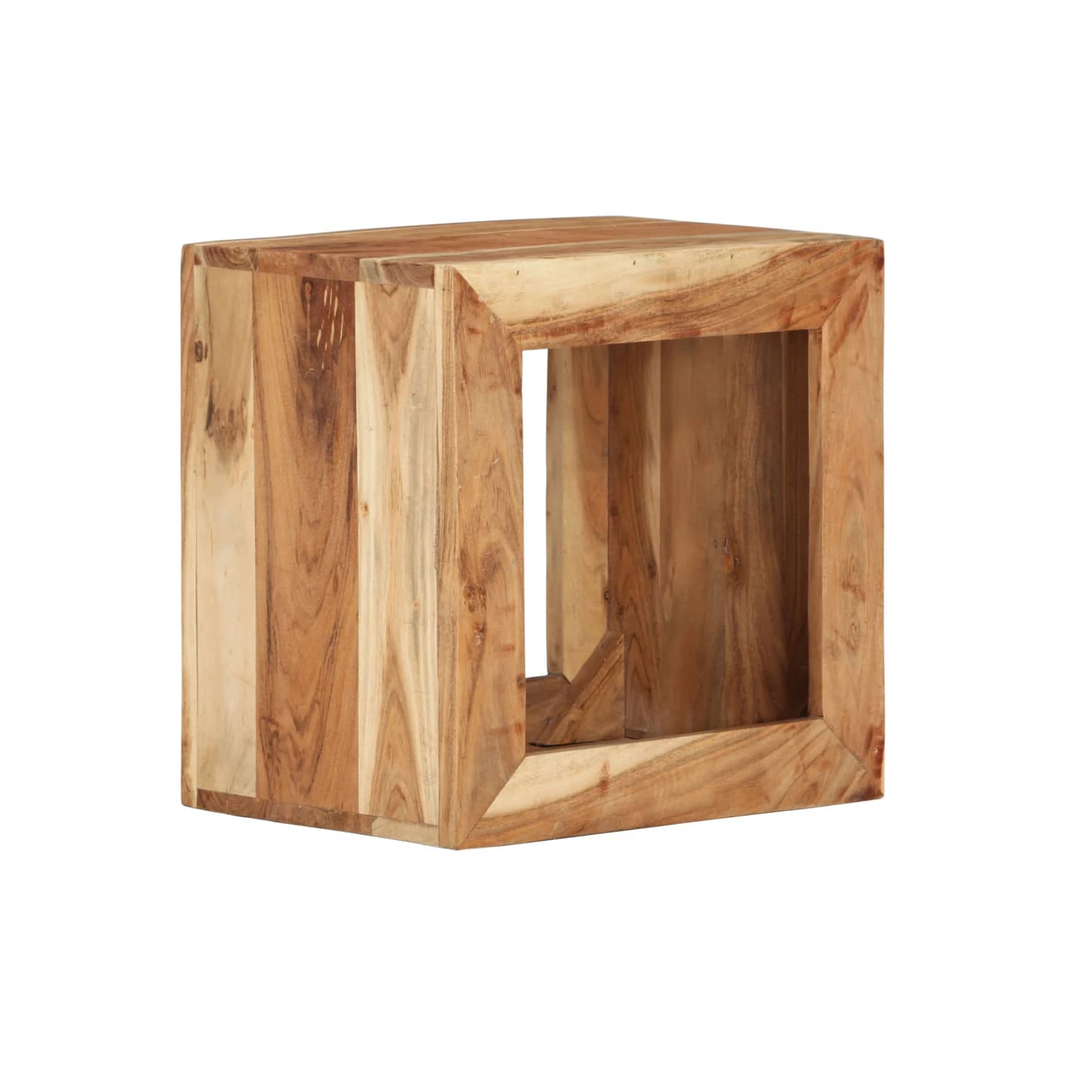 vidaXL Stool 40x30x40 cm Solid Wood Acacia